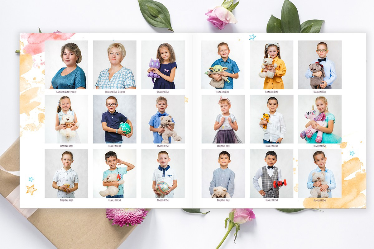 Пример выпускного альбома в детском саду