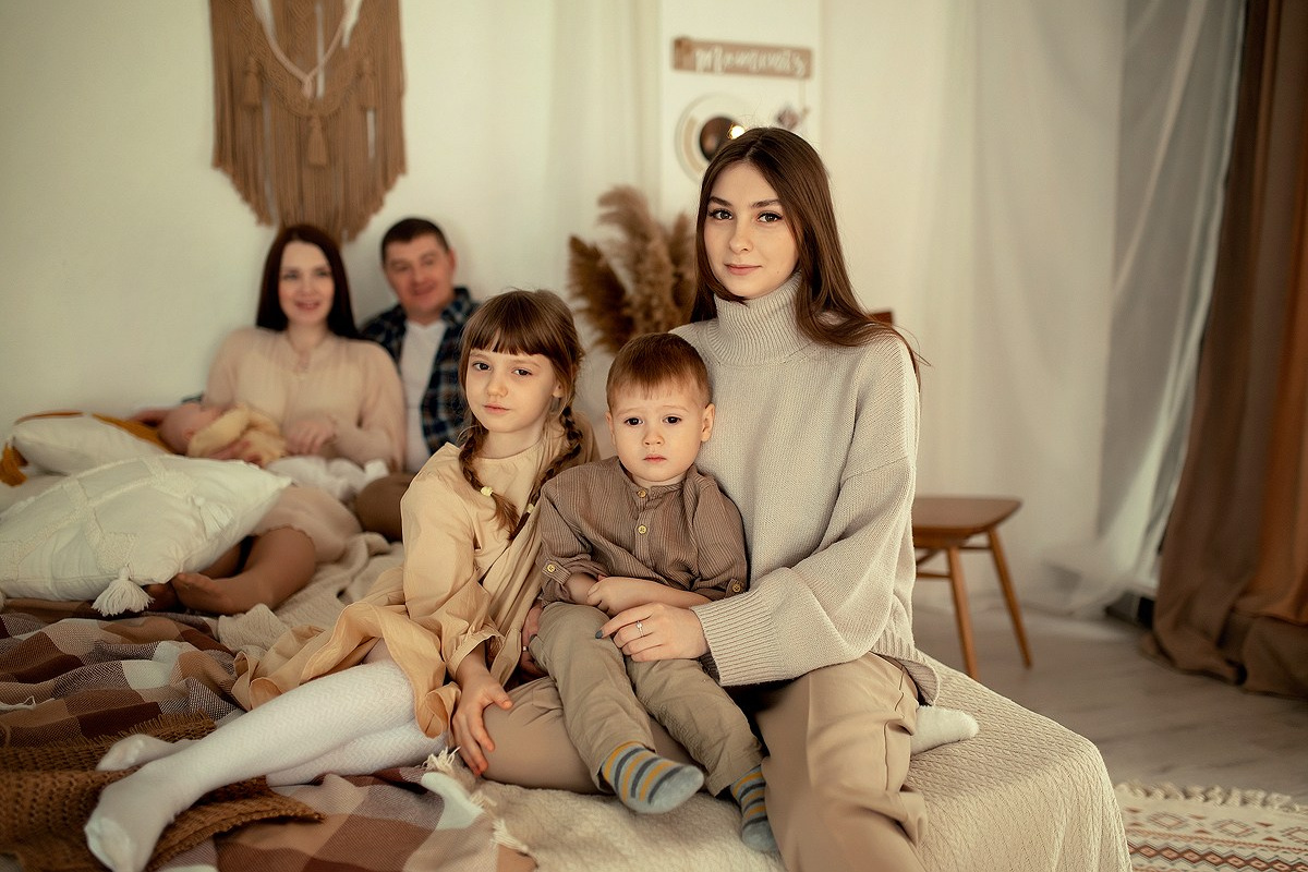 Фотосессия в студии. Семейный и детский фотограф Чернова Олеся