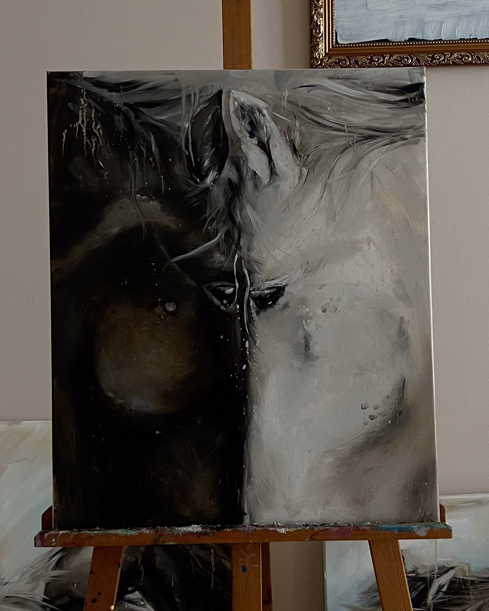 Арина Кузнецова Худоджник фотограф Арина Кузнецова серия картин Кони Мечтать как чувстовать картина преданность