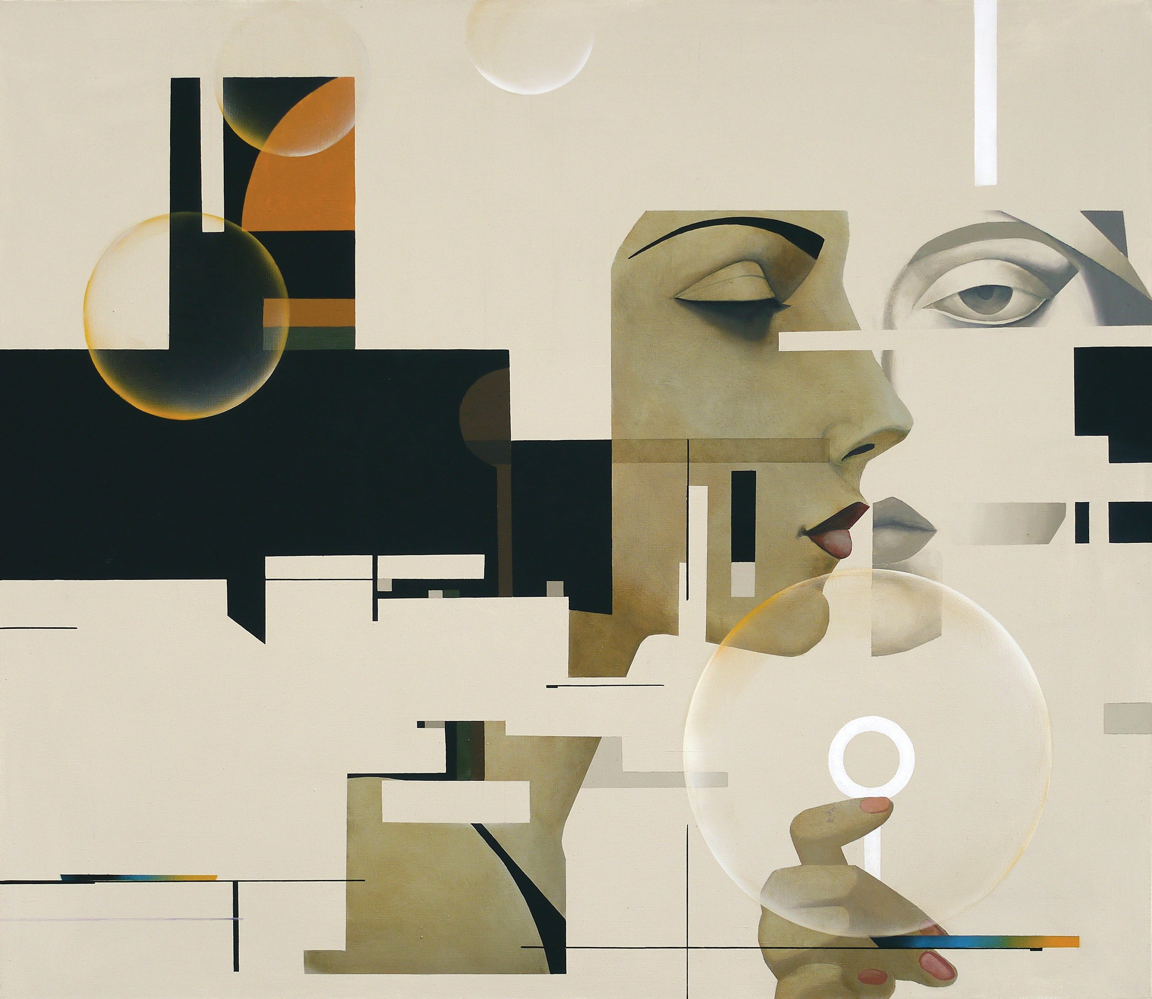 Холст, акрил, 100х100 см