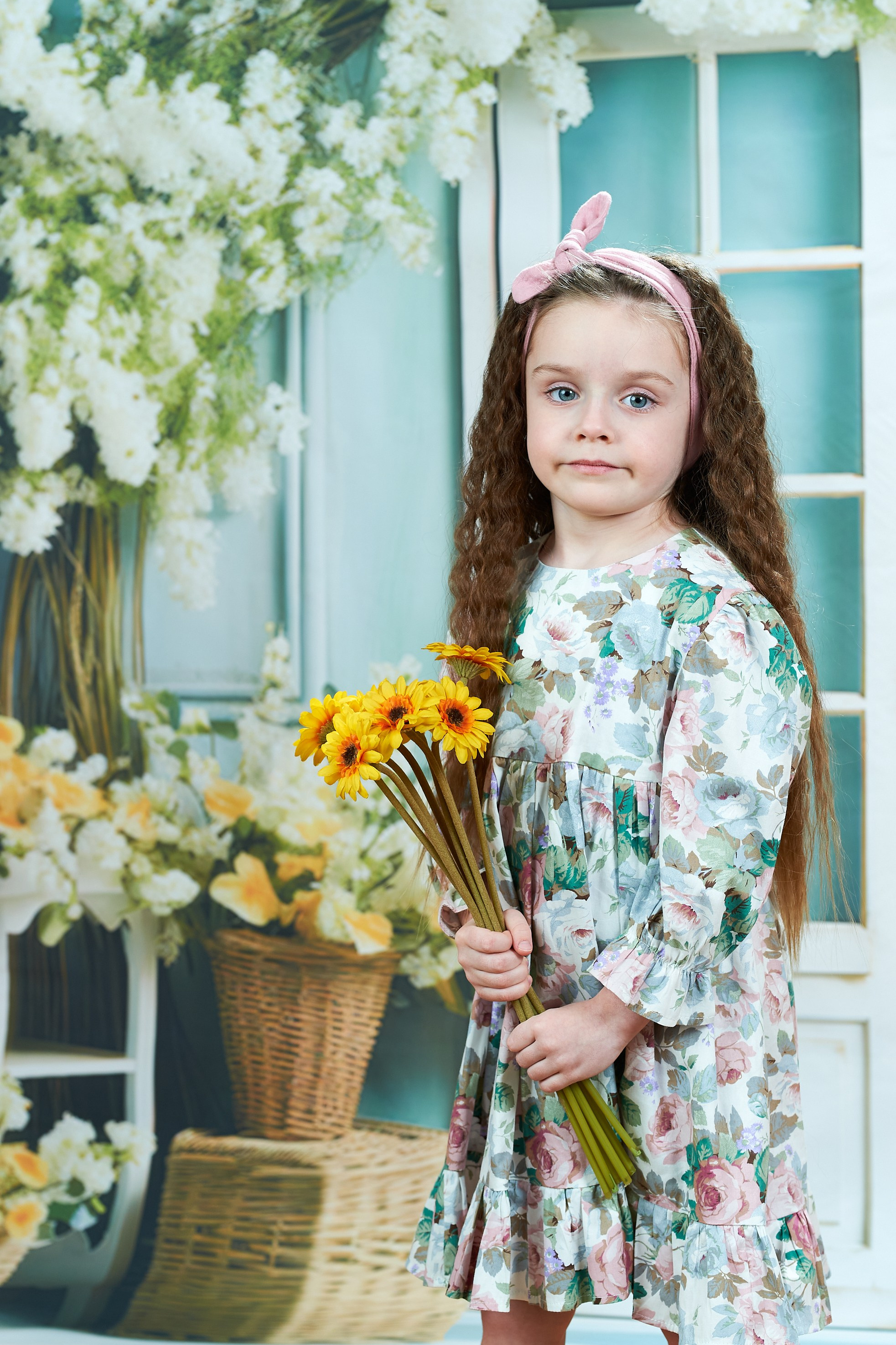 Детская весенняя фотосъемка