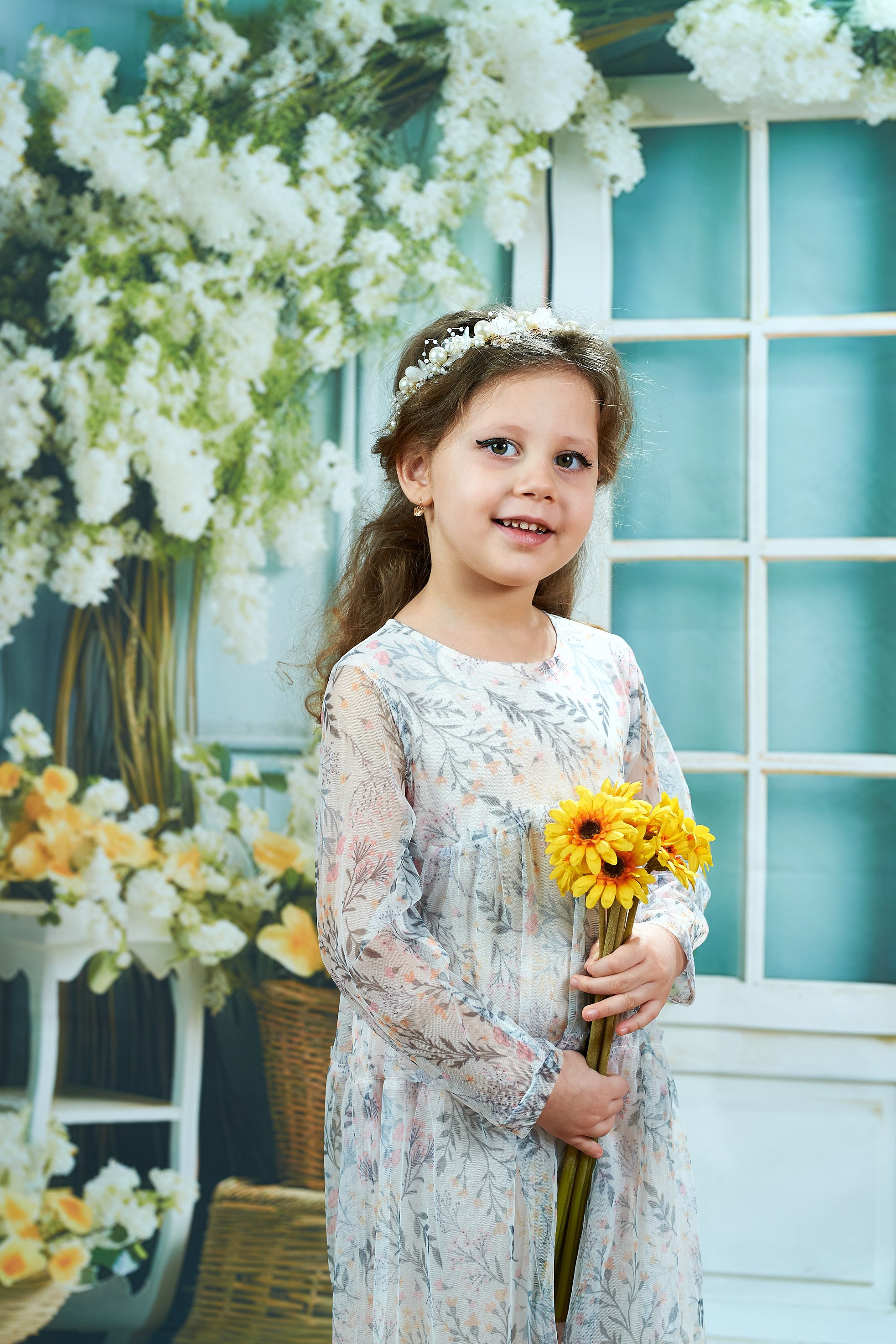 Детская весенняя фотосъемка