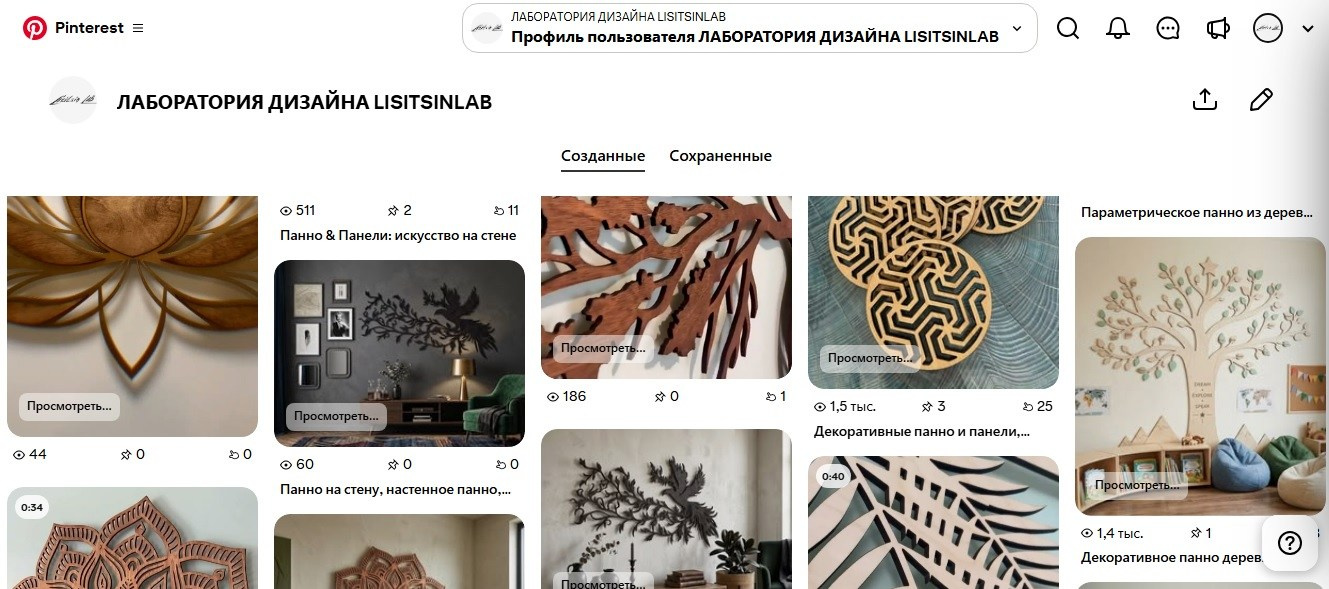 А как часто вы заглядываете на Pinterest?. Art objects for walls. Author’s paintings, panels, clocks and portraits by photo