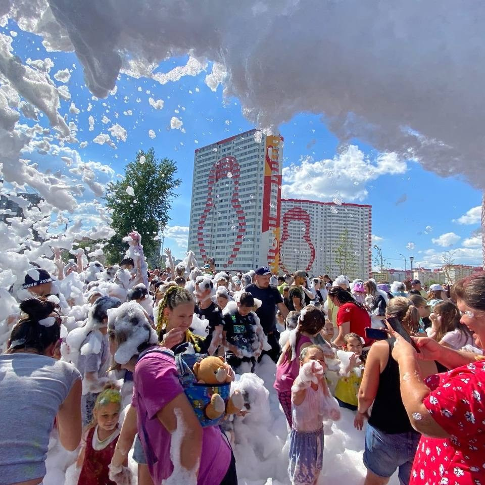 Пенное шоу В Новосибирске, Барнауле, Томске, Кемерово, Алтай