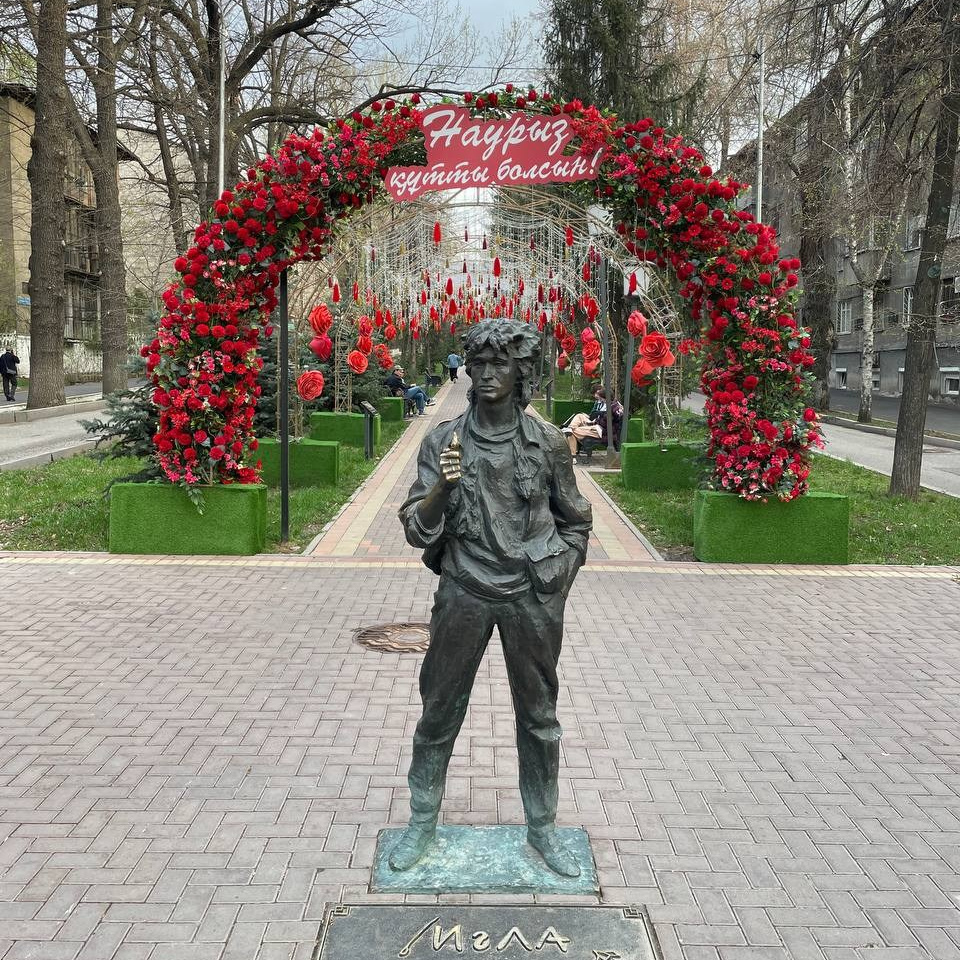 Памятник Виктору Цою в Алматы — место памяти и городской культуры