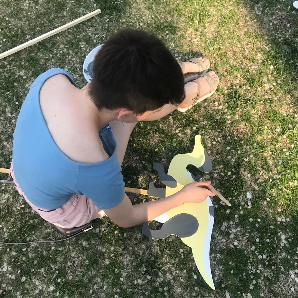 Мой Амурозавр. Художник Рыбак Николай