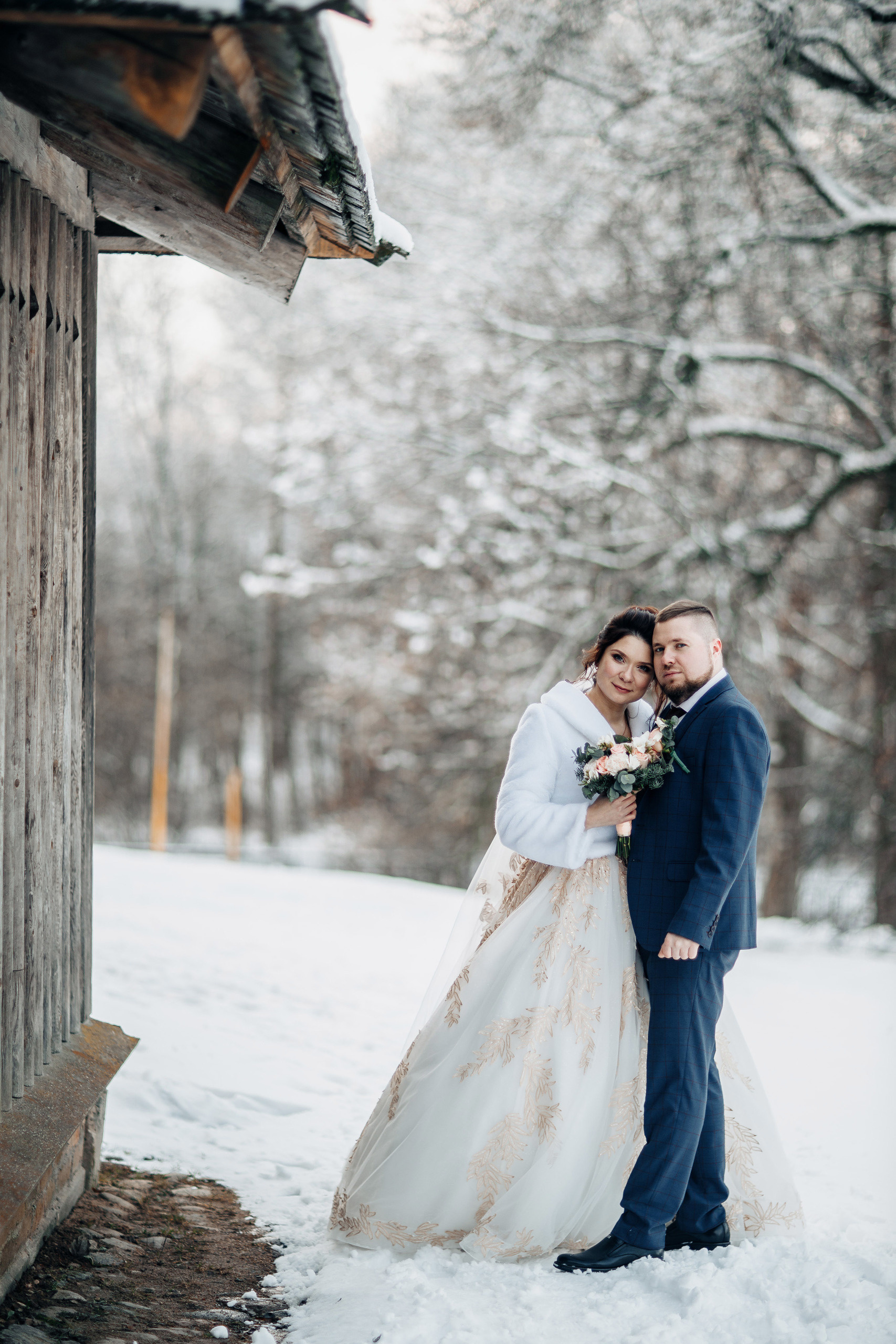Свадьба зимой Смоленск. Свадебный фотограф Вашкевич Денис