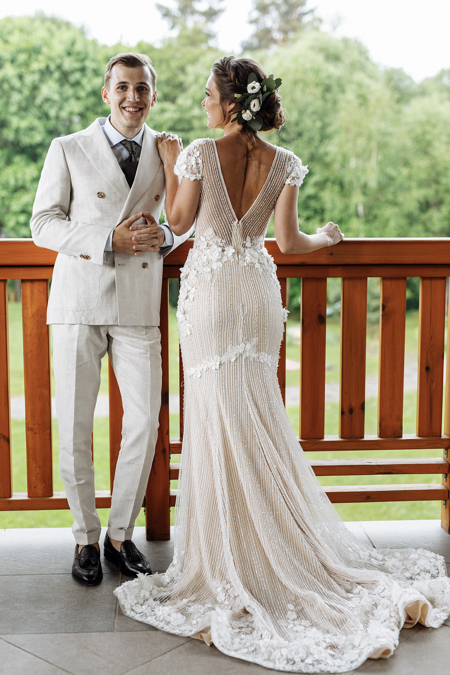 Невеста была прекрасная, погода была ужасная. Фотограф Игорь Цаплин