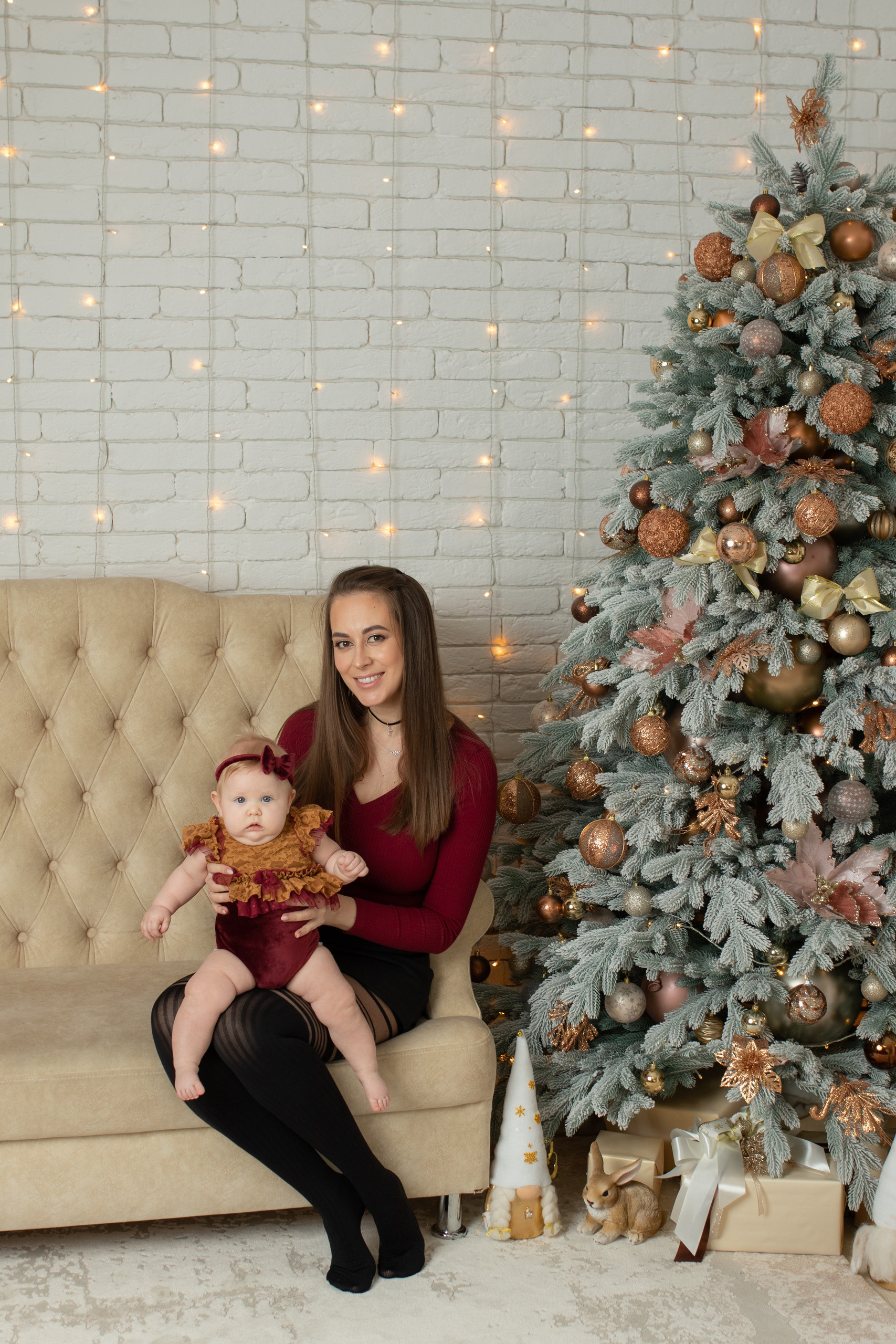 позирование мамы и малыша