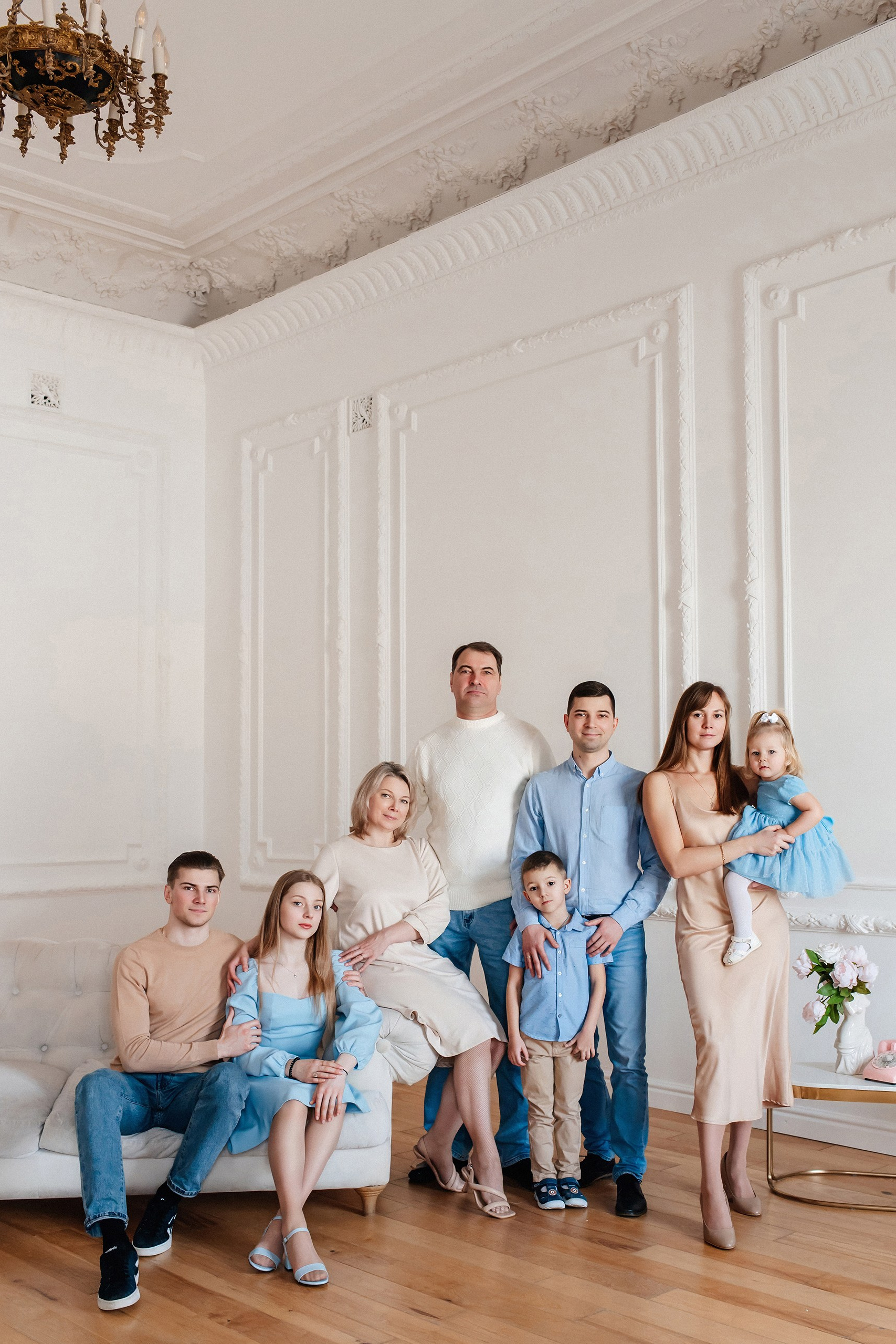 В студии. Семейный и Свадебный фотограф. Санкт-Петербург. Пушкин