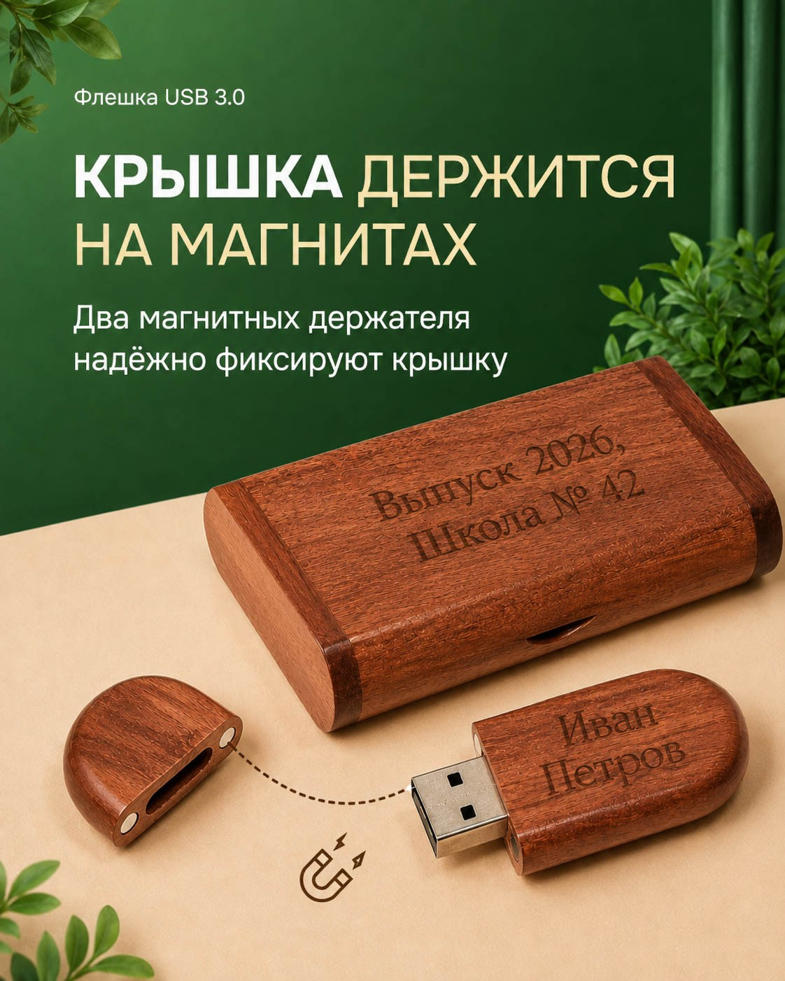 Цифровой архив выпускника на флешке в Вологде | Фотополка