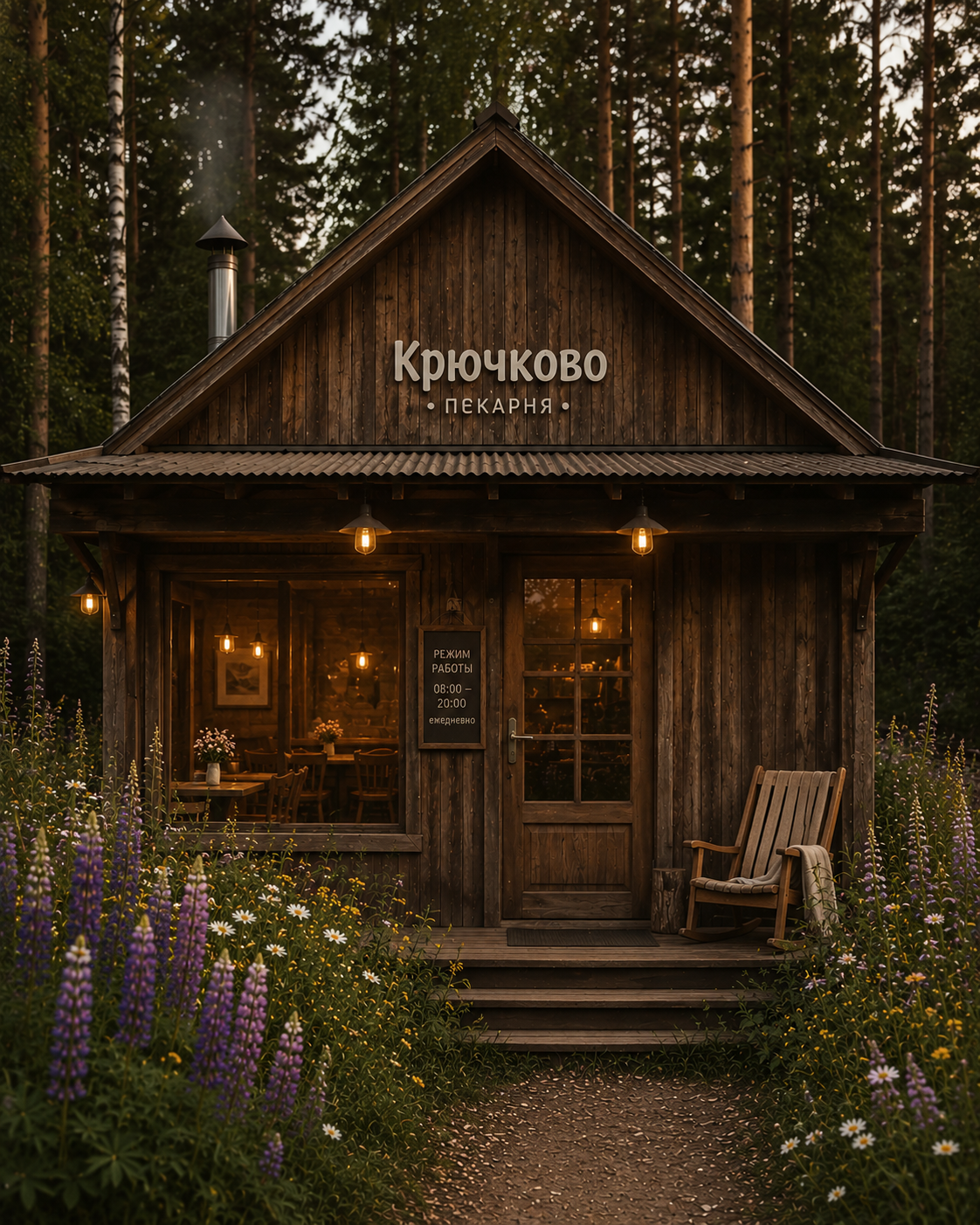 Логотип Крючково. Aleksandra Bulgakova, packaging and identity