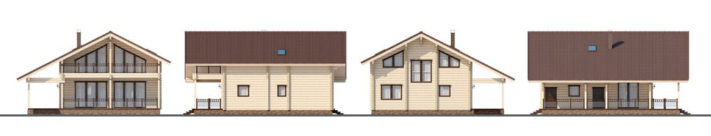 «Волковское» 342 кв. м. Проекты деревянных домов