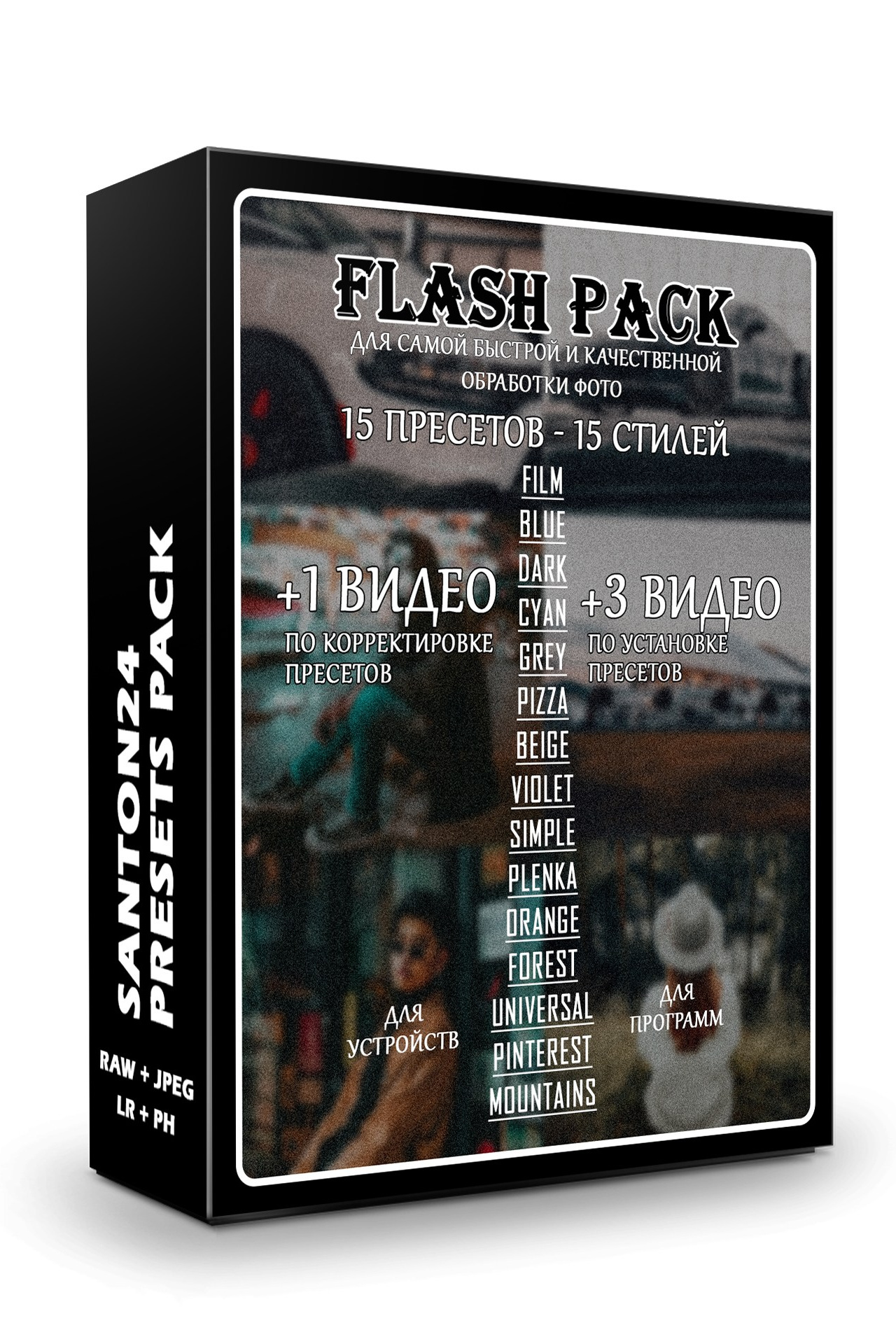 Пресеты «Флеш пак». Фотограф Сергей Антонов Москва