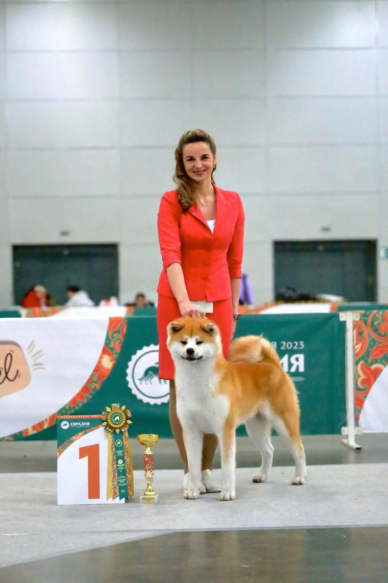 Dog Shows. Kennel Akita inu