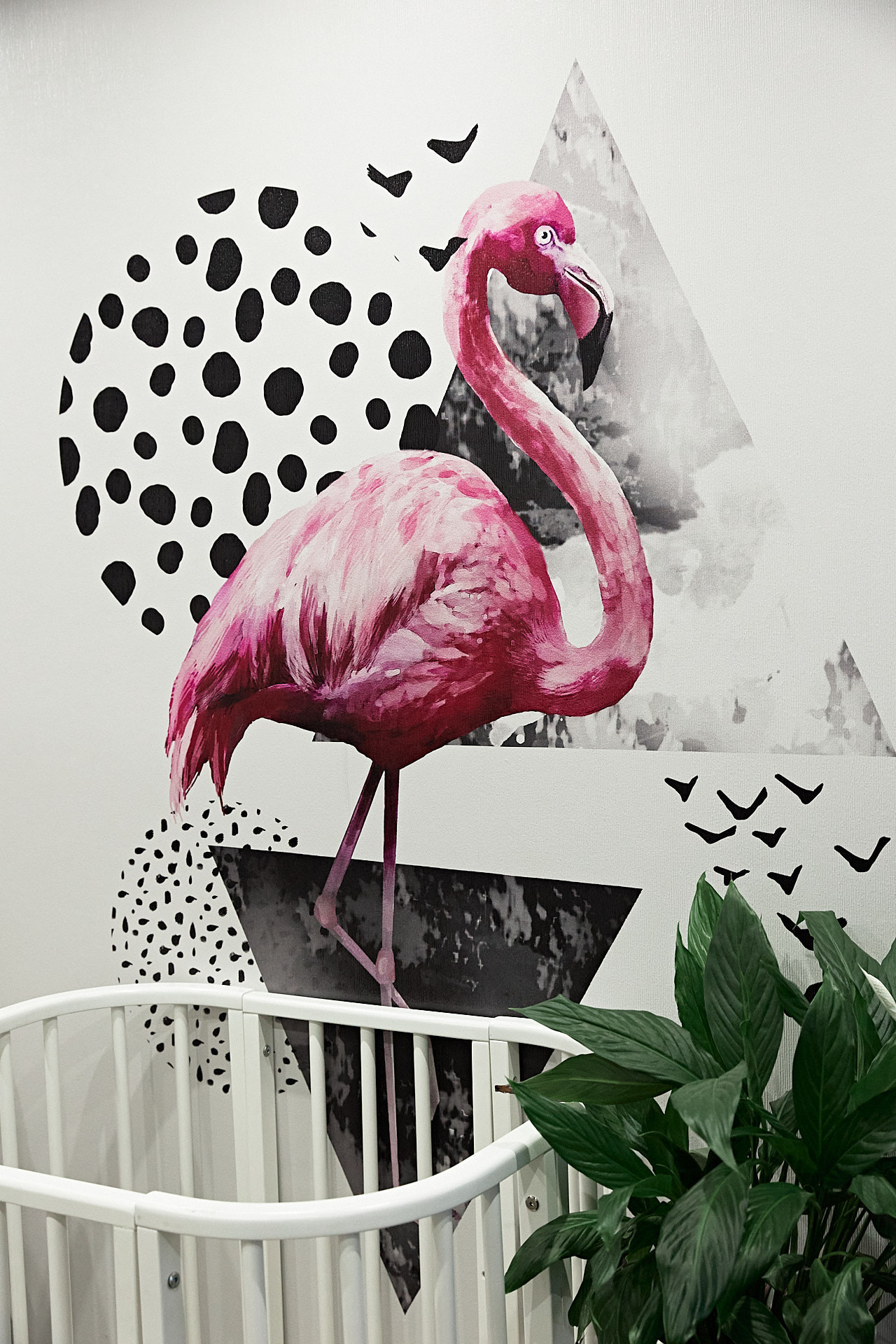 Проект 'Розовый Фламинго': Красота настенной печати | WallDreams. ПЕЧАТЬ НА СТЕНАХ ЕКАТЕРИНБУРГ