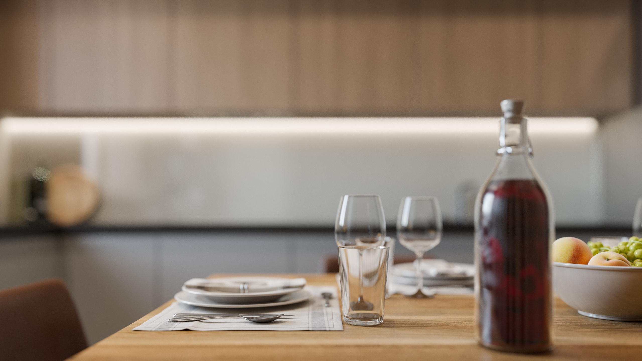 3D визуализация маленькой квартиры в современном стиле | Рендер интерьера. Визуализатор интерьера в Москве | Брагин Кирилл