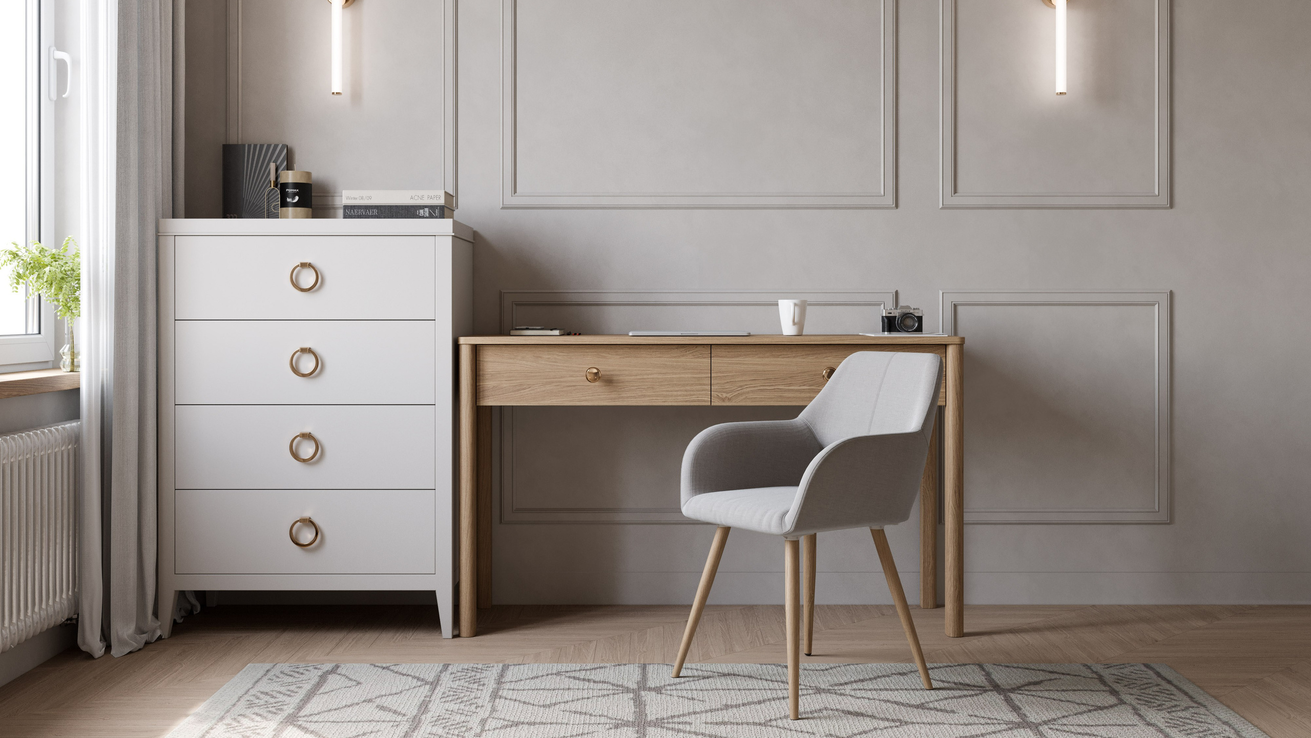 Пастельная Гамма в Минимализме: 3D Визуализации Интерьера Квартиры. Визуализатор интерьера в Москве | Брагин Кирилл