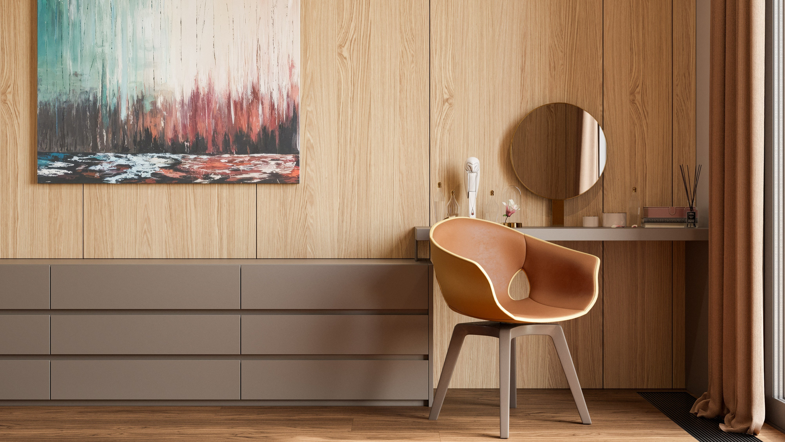 3D Визуализация Квартиры в Белграде | Яркий Современный Дизайн Интерьера. Визуализатор интерьера в Москве | Брагин Кирилл