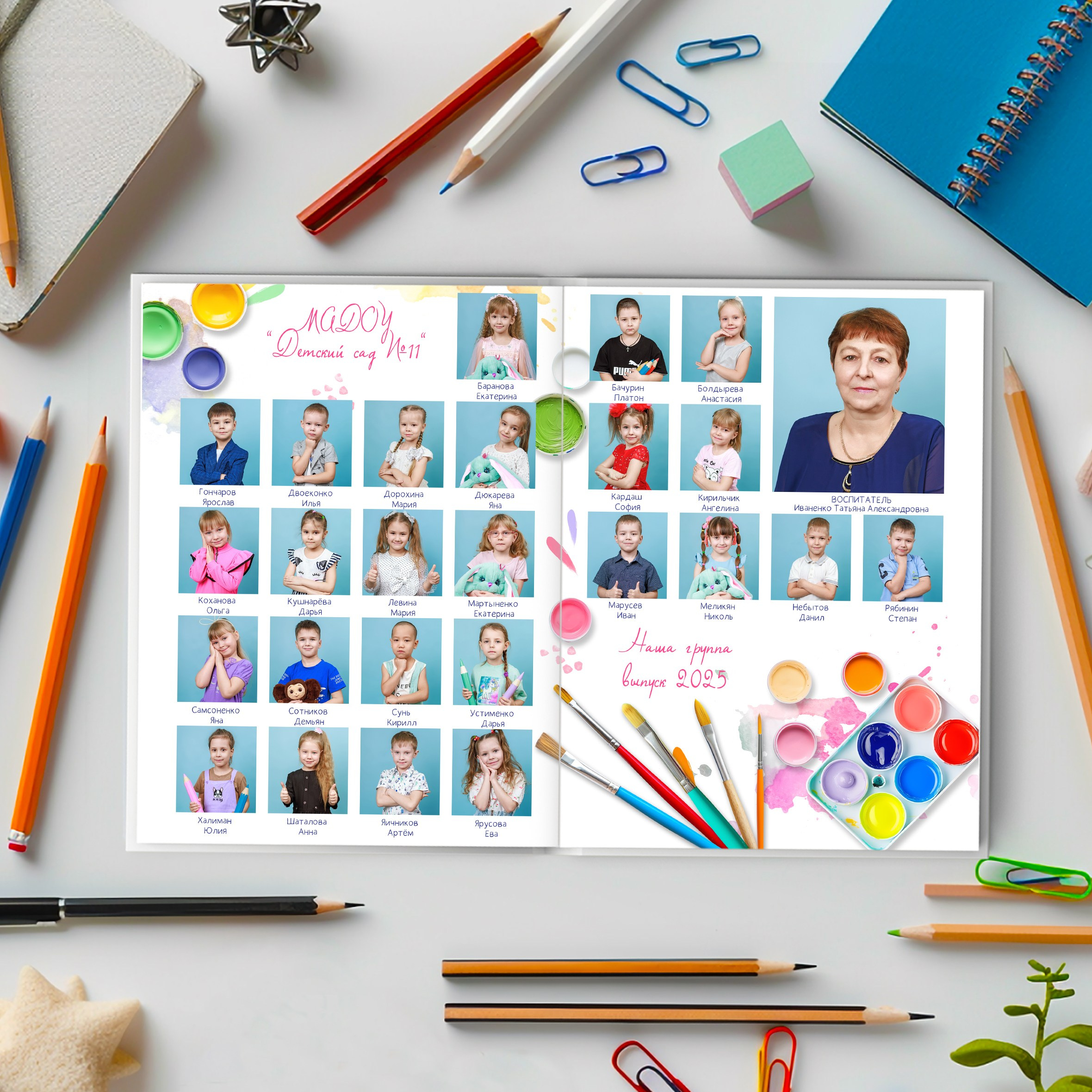 Выпускные альбомы для детского сада. Олеся Пучковская фотограф, Белогорск, Амурская область