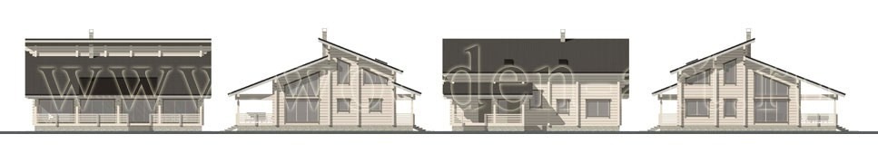 «Красково» 332 кв. м. Проекты деревянных домов