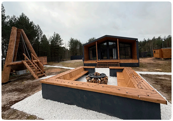 Дом отдыха Happy in Home на 6 человек с баней, чаном