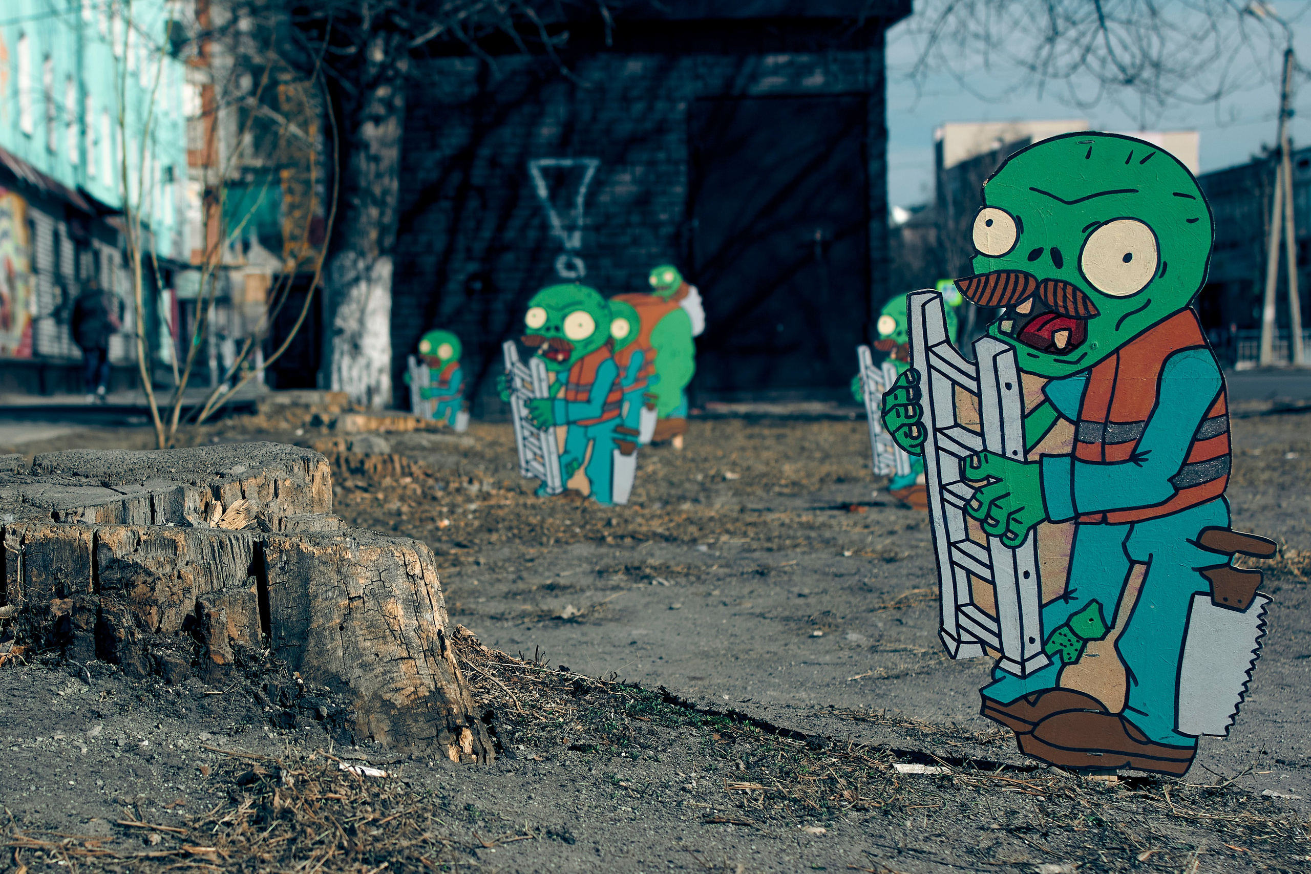 Plants vs Zombies. Художник Рыбак Николай