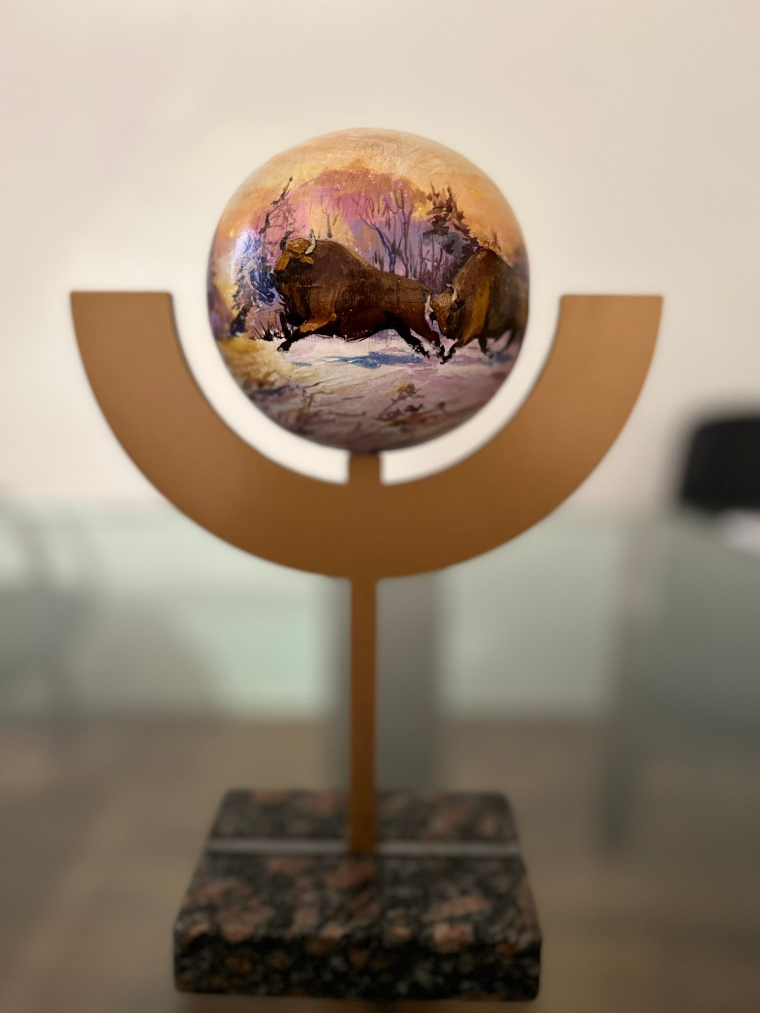 "Прогулка" - настольная композиция с белорусскими мотивами