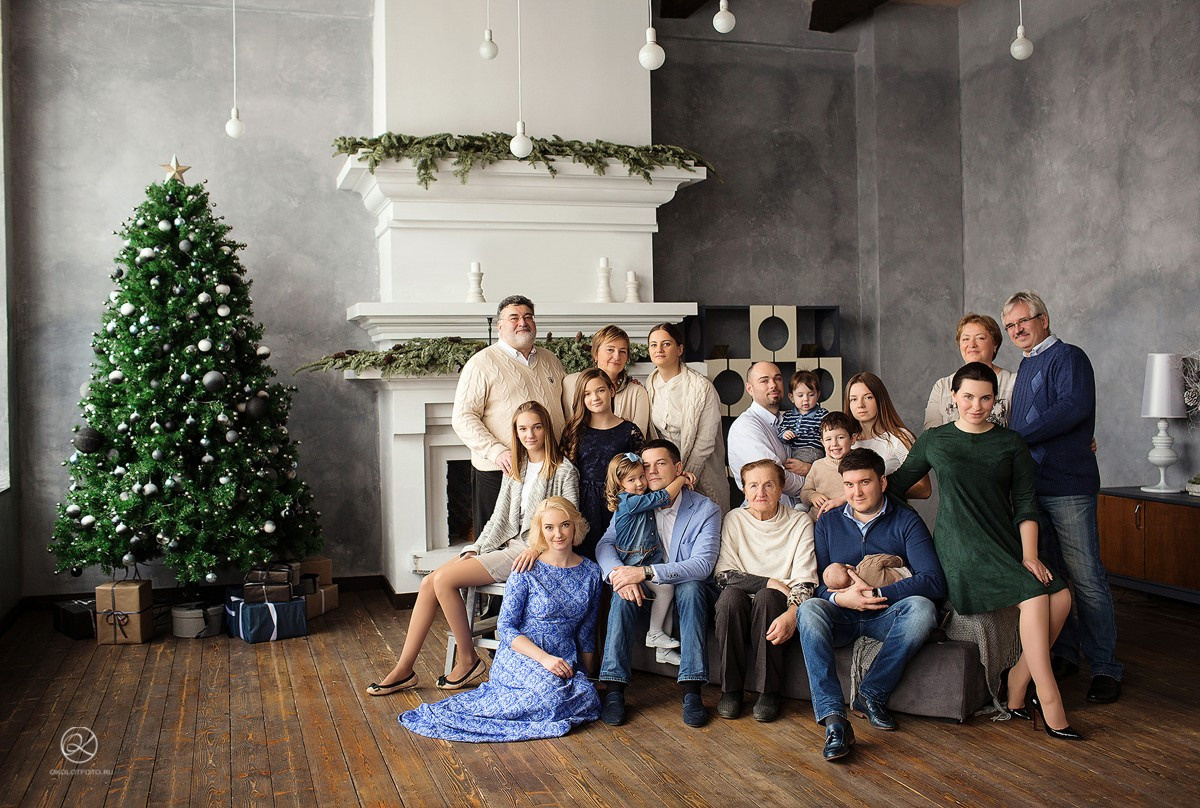 Семейный портрет под Новый год
