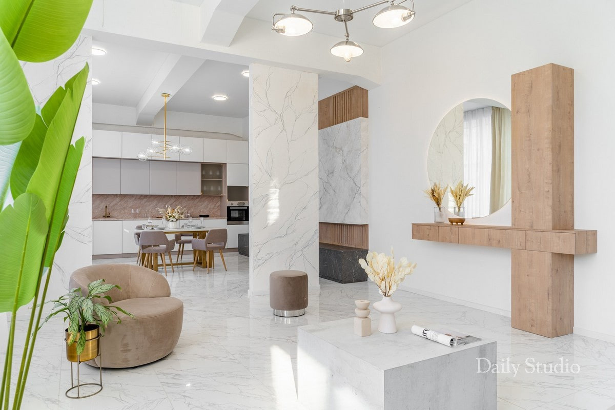 Залы в фотостудиях для съёмки утра невесты