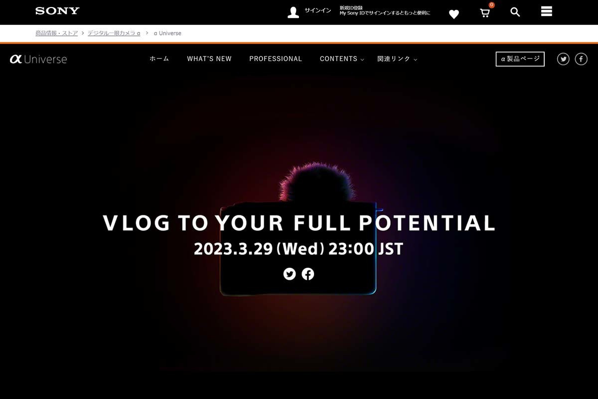 Полноразмерная камера с сенсором «VLOGCAM» от Sony?. Фотограф — видеограф в Москве Дмитрий Менделеев