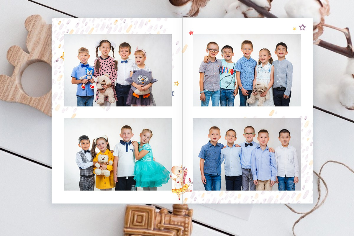 Пример выпускной фотокниги дошкольника