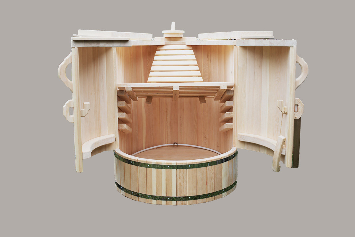 Купить фитобочку с парогенератором barrel-staem22