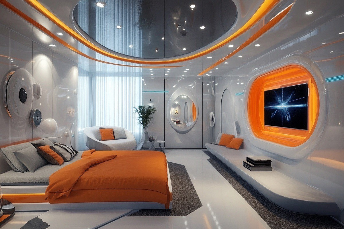 Интерьер в стиле хай-тек