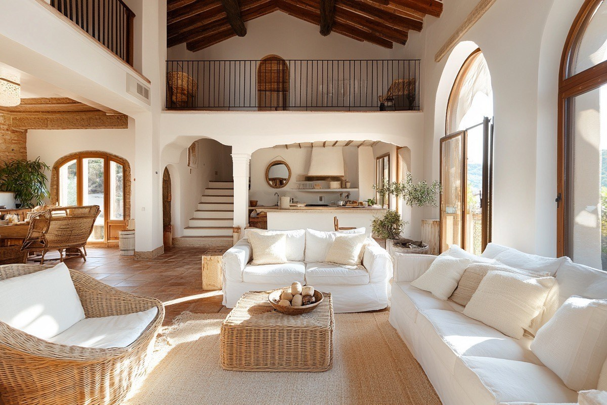 Интерьер в  средиземноморском стиле 