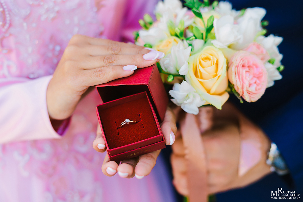 букет на никах, махр невесты, украшение на никах