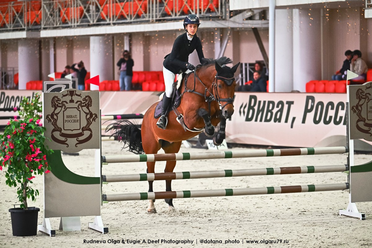 2026-03-20 КСК «ВИВАТ, РОССИЯ!» ПЕРВЕНСТВО (КОМ) МОСКВЫ ПО КОНКУРУ. ТУРНИРНАЯ КОННАЯ ФОТОГРАФИЯ, Руднева Ольга и Евгений Адеев