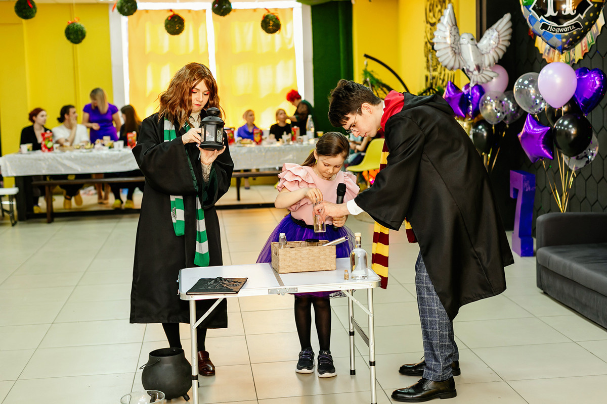 Детский день рождения в стиле Гарри Поттера. Детский и семейный фотограф в Екатеринбурге