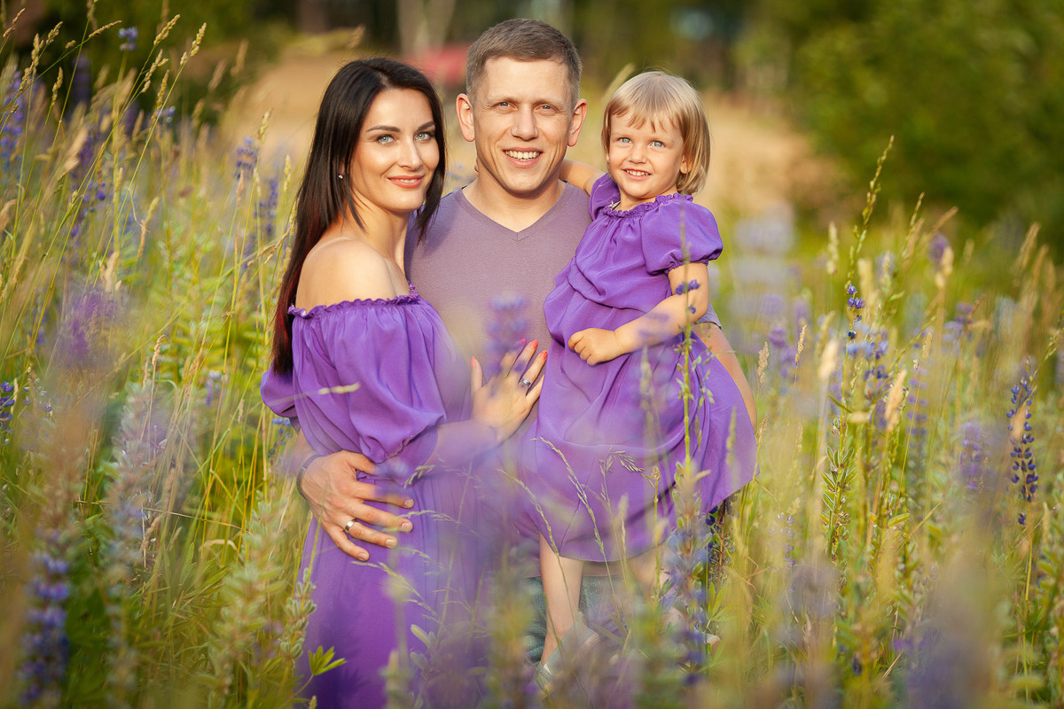 Профессиональная семейная фотосессия