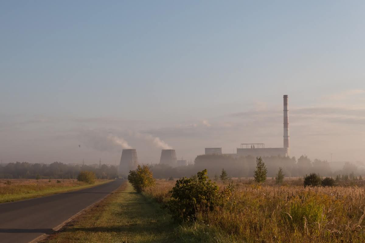 Пезаж, тэц с трубами.