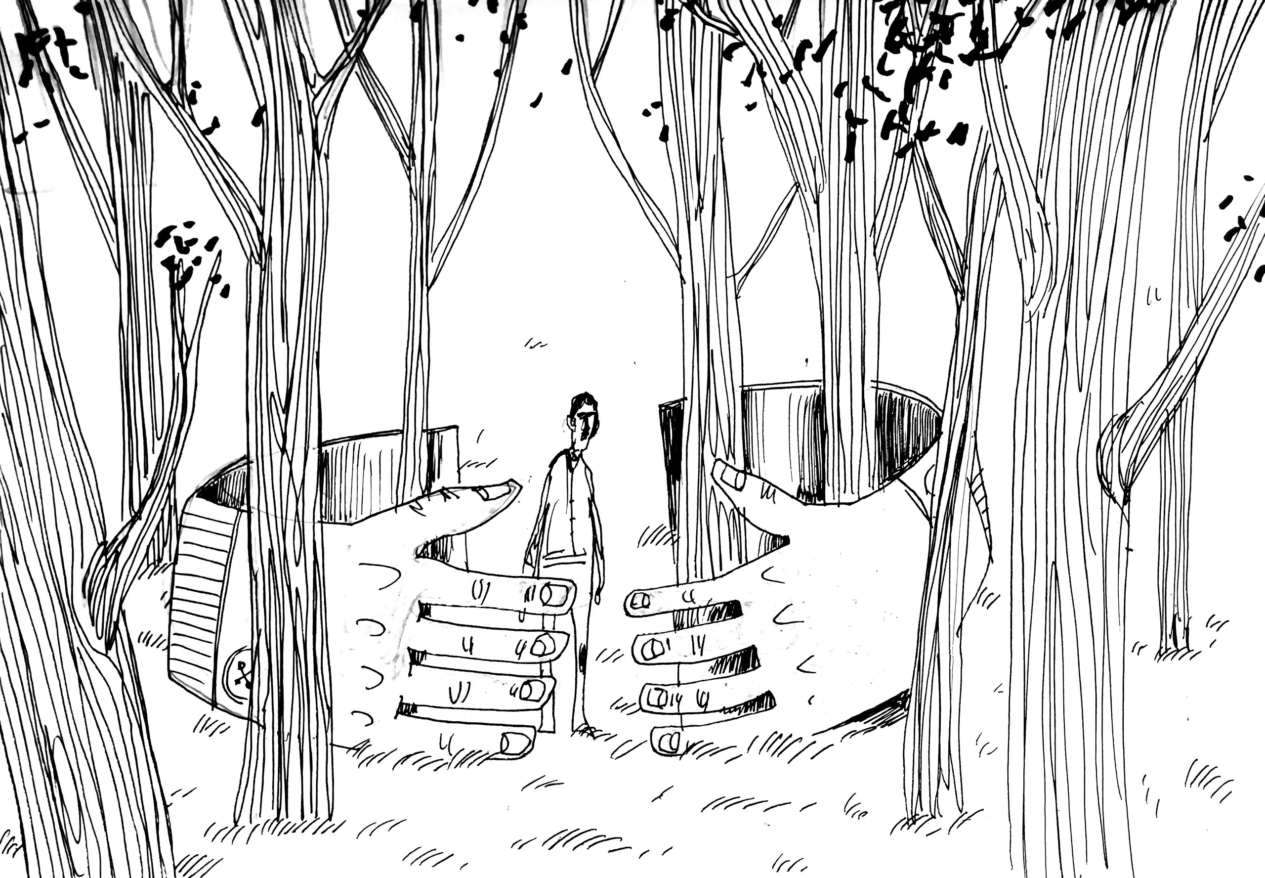 Руки. Художник Рыбак Николай