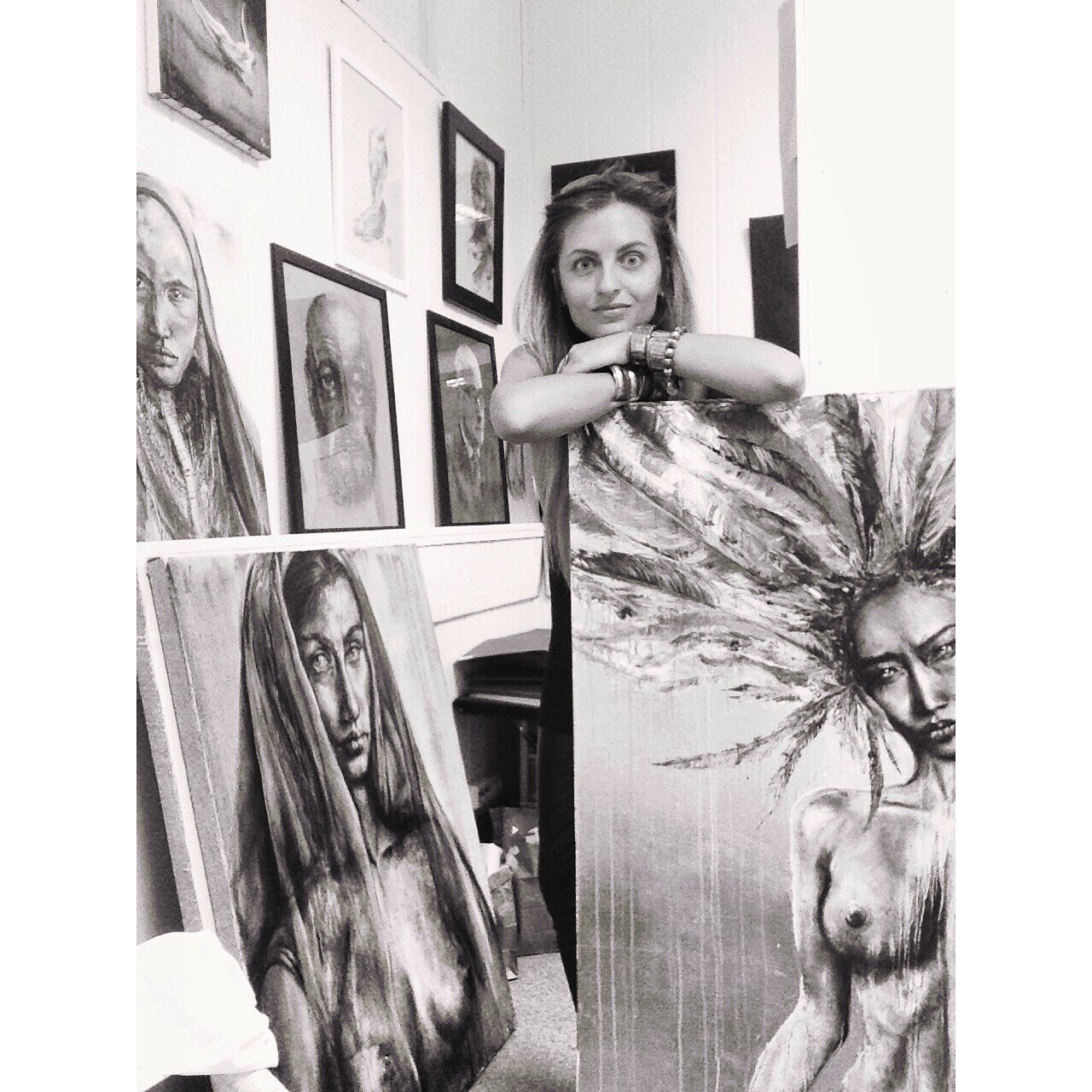 About me. Portrait Artist and Illustrator Alevtina Golovin