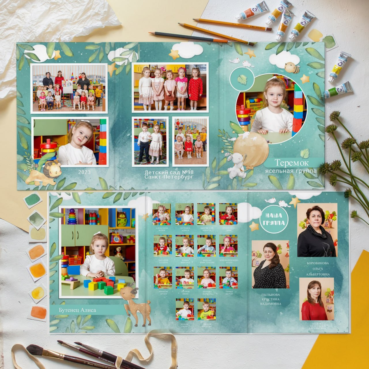 Трюмо для детского сада. Выпускные альбомы, детский фотограф в Санкт—Петербурге