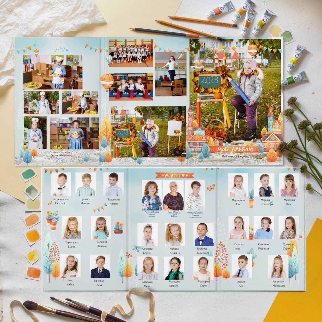 Трюмо для детского сада. Выпускные альбомы, детский фотограф в Санкт—Петербурге