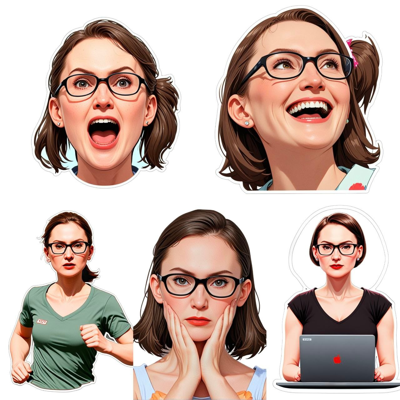 Создание персональных стикеров на заказ 