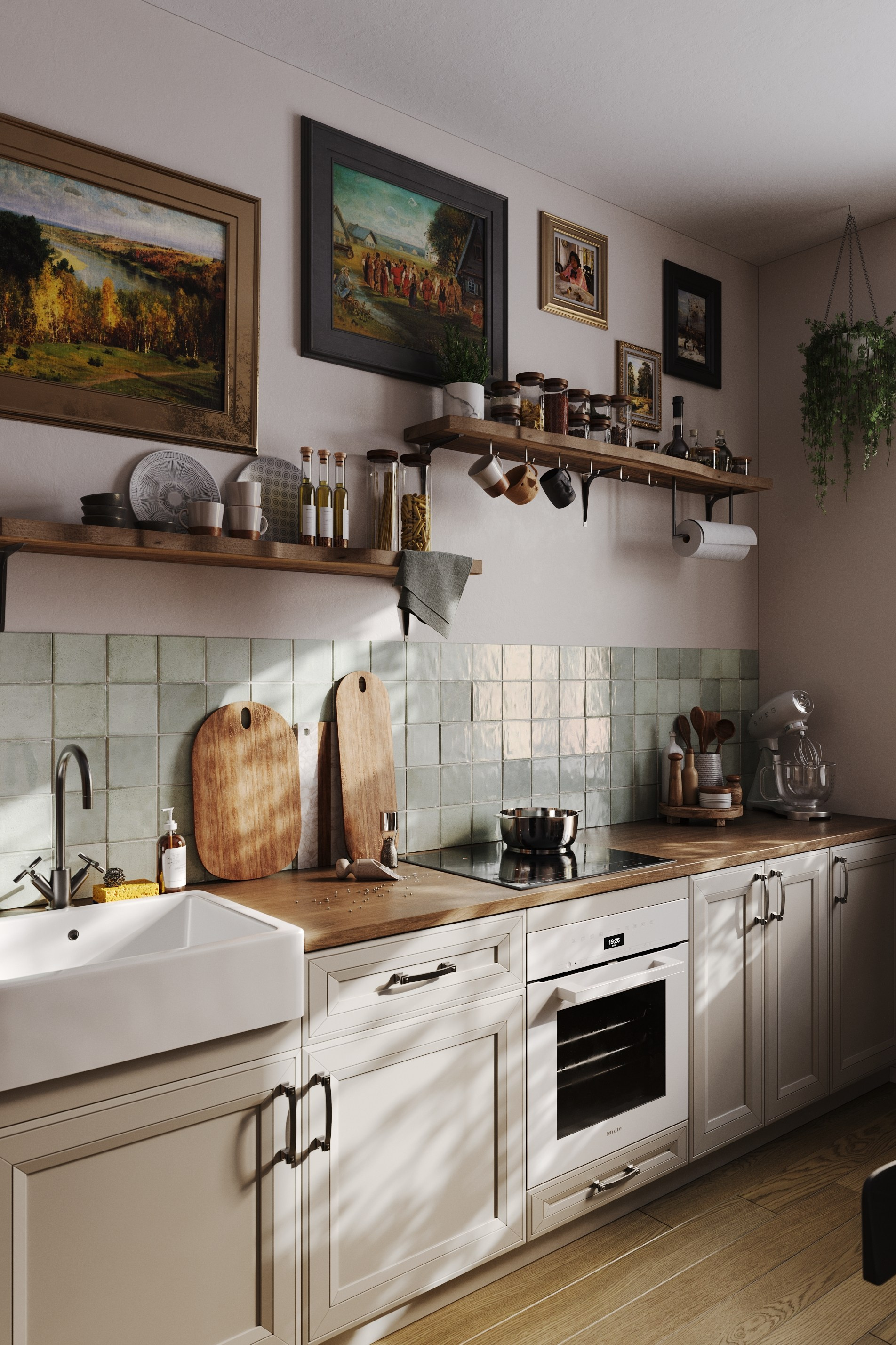 МК домик в деревне. Popov.Viz интерьерный 3D-визуализатор