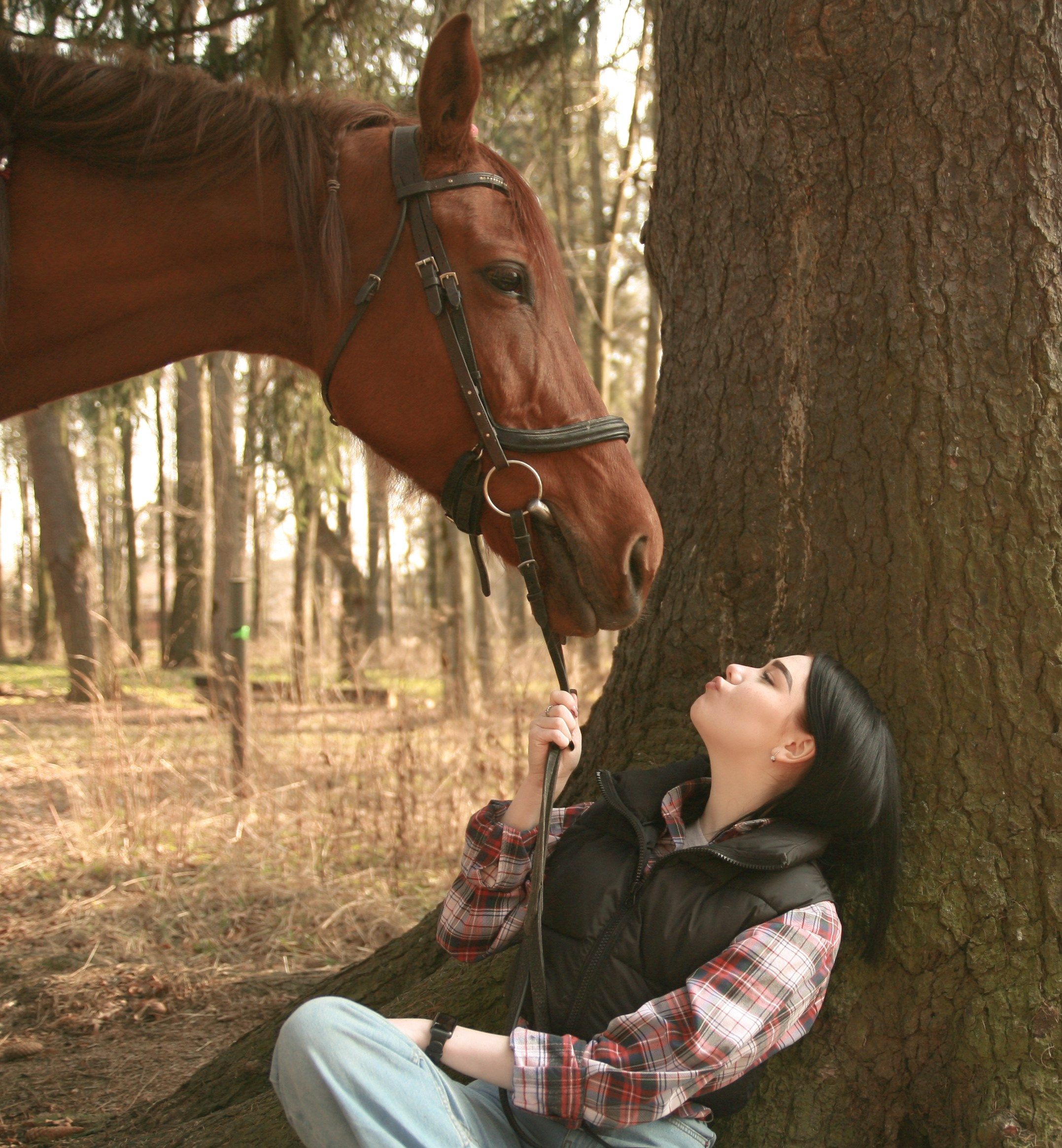 Фотограф с лошадьми в Москве