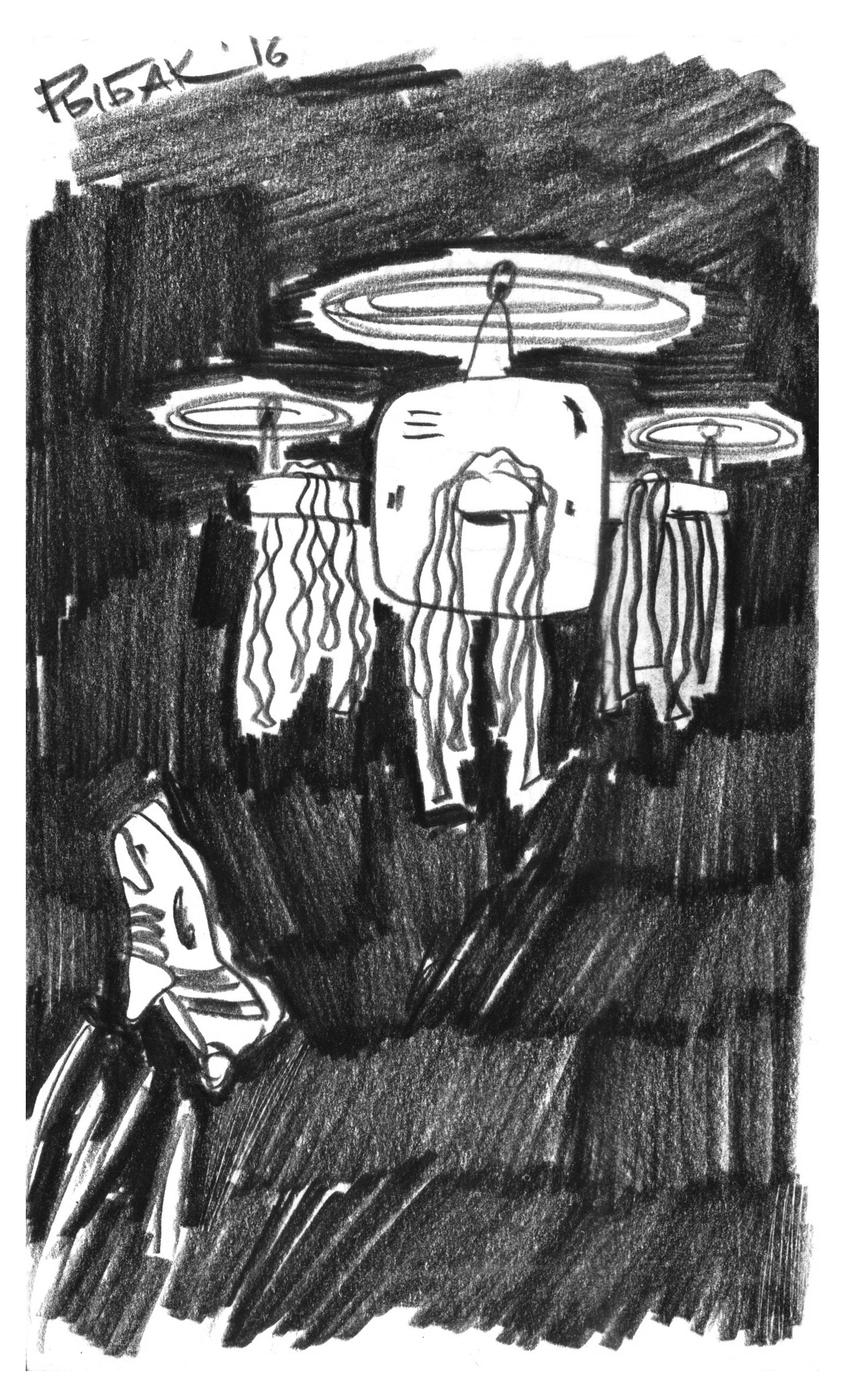 Графика 2016. Художник Рыбак Николай