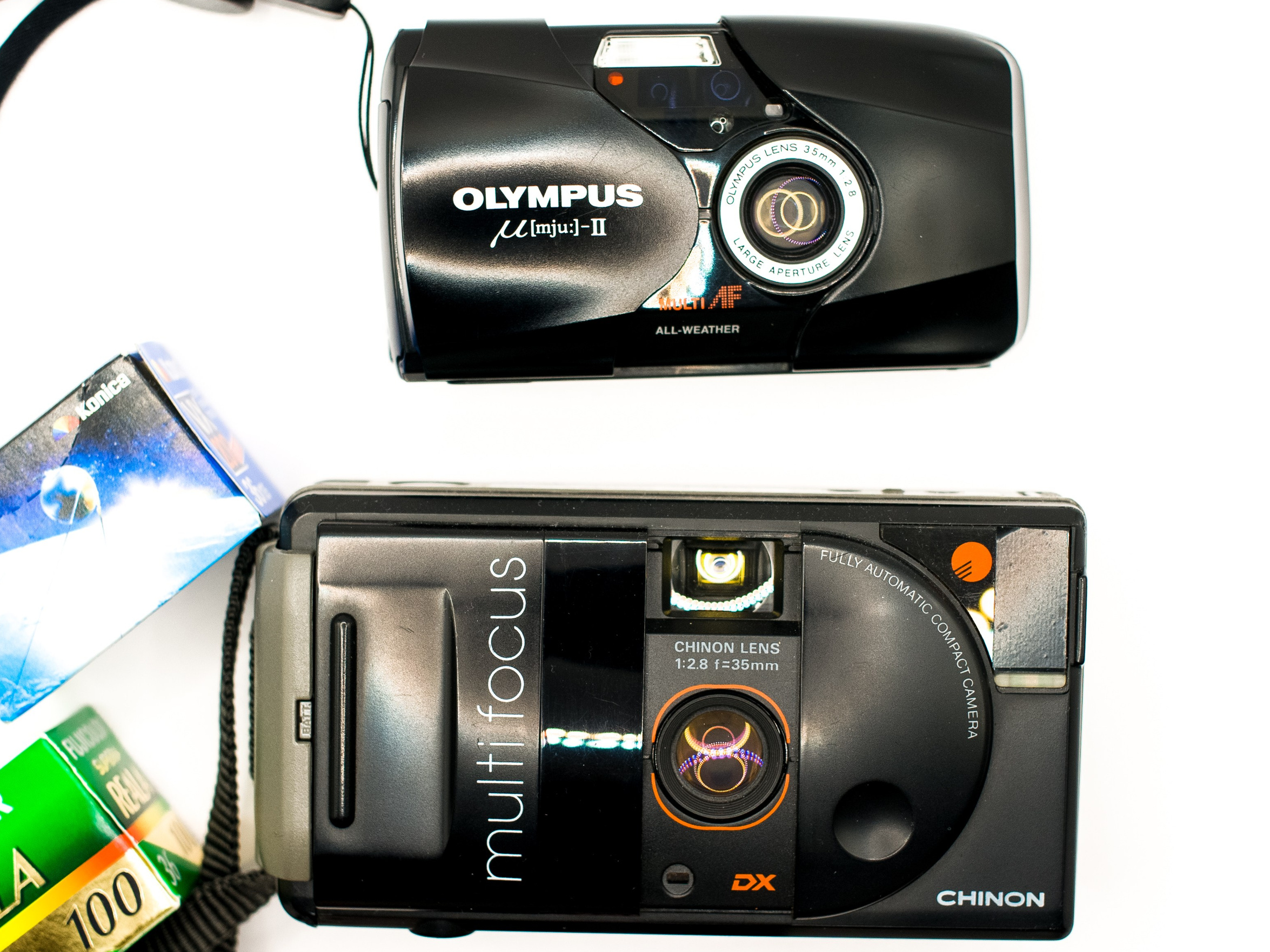 Olympus Mju II VS Chinon Auto 3001 — стоит ли переплачивать?!
