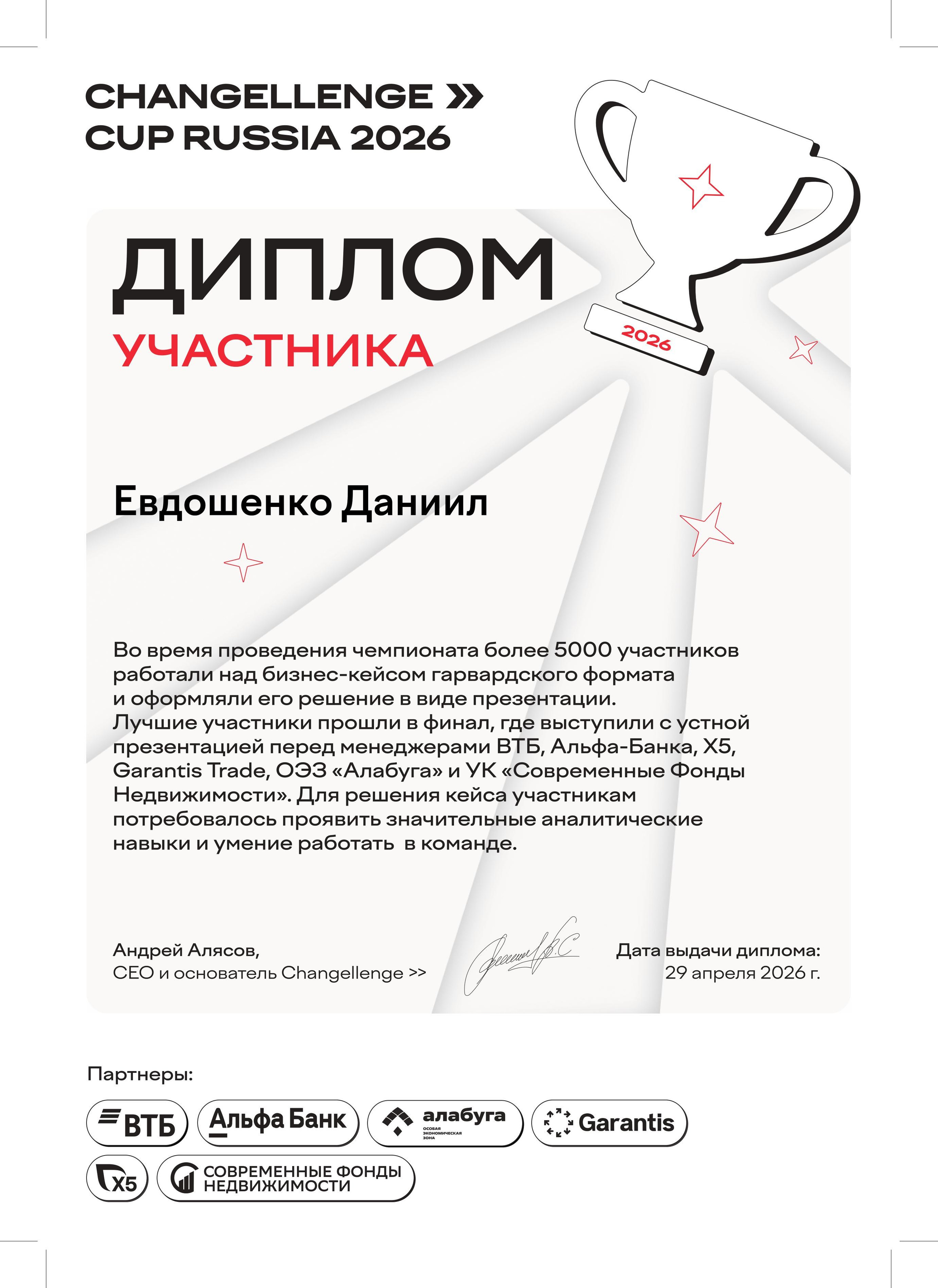 КФУ им. В. И. Вернадского. PR-менеджер в Республике Крым — Евдошенко Даниил